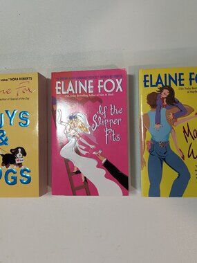 Lot of 3 Elaine Fox Romance Novels